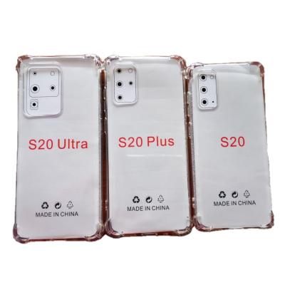 China Factory Direct Selling Four-corner Anti-drop Transparent Cell Phone Case For Samsung S20 for sale