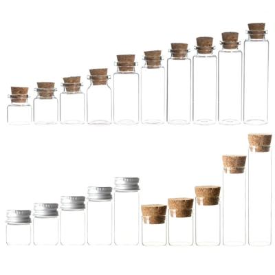 China Wholesale Glass Bottles with Cork Factory Supply Decorative Wish Glass Bottles à venda