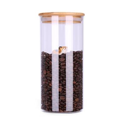 China Large Borosilicate Glass Storage Bottle 1000ml with Cork Stopper Lid Airtight à venda