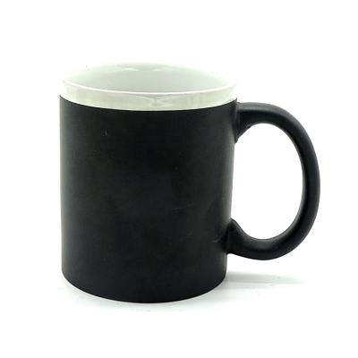 China Personalized Ceramic coffee mugs Classic chalk mugs for custom message Customized gift à venda