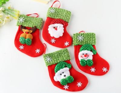 China Christmas decorations Christmas sock snowman,the Christmas tree hanger,store Windows,product counters, family gatherings for sale