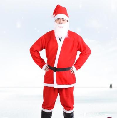 China Santa Claus clothes suit Christmas dress suit adult male girl  Christmas dress clothes for sale