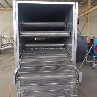 China Medicine Processing Briquette Dryer Mesh Belt Conveyor Belt Single Layer Multilayer Drying Material for sale