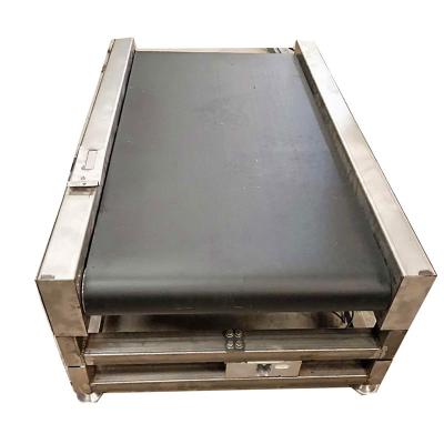 China Stainless steel one belt conveyor used for weighing luggage at railway stations belt conveyor for sale