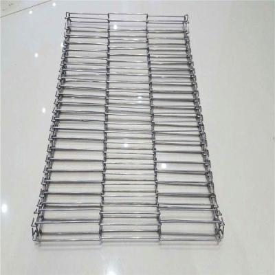 China Heat resistant wire mesh belt for chocolate or pizzas stainless steel mesh band for food A-character mesh band for sale