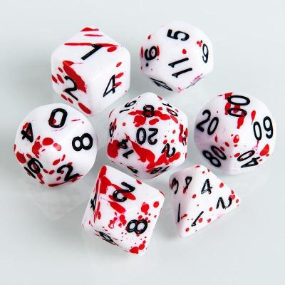 China For Dungeons and D20 Wholesale Bulk Sex DND Custom Acrylic Hallowmas Mini Crystal Craps Table Dragons DND RPG MTG Table Game D&D for sale