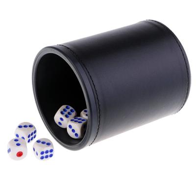 China For bar/ktv/club entertainment hand shaking casino dice cup with 6 cutouts for sale