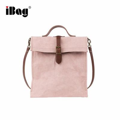 China Lovely Metallic Children Brown Insulated Reusable Paper Lunch Tote Bag From Chinese Manufacturer for sale