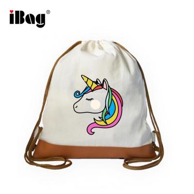 China Simple Designs Countless Cartoon Style Printing Drawstring Bag Tote Laundry Shoes Clothes Storage Graphic Moving Bags for sale