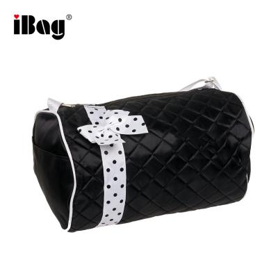 China Custom Logo Dots Girl Dancing Ballet Cheer Fleece Travel Gym Duffel Bag Simple Style Simple Workmanship NEW for sale