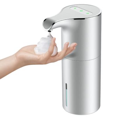 China Modern Intelligent Micro Vibrationsensing Automatic Foaming Soap Dispenser Touchless USB Rechargeable for sale