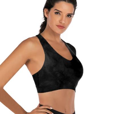 China Newest Breathable Padded Yoga Bra Tops Plus Size New Design Yoga Bra Lift Up Sports Bra for sale