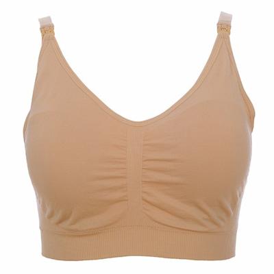 China Wholesale Antibacterial Seamless Soft Fabric Breathable Sexy Maternity Nursing Bra for sale