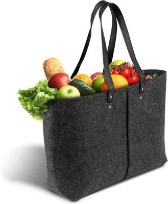 China Fashion Elegant Women's Handbag Leisure Shopping Bag Shopper Felt Felt Bag for sale