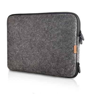 China Fashion Felt Sleeve Fully Protective Wool Felt Sleeve Notebook Bag Laptop Felt Protective Case For New Macbook for sale