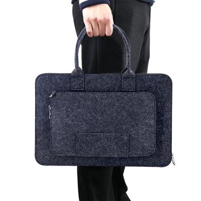 China 2021 Eco-friendly High Quality Felt Laptop Sleeve Case Tablet Bag Pouch Felt Laptop Sleeve Bag for sale