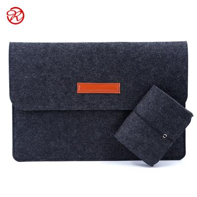 China Lightweight High Quality Computer Bag Tablet Pocket Laptop Bag Felt Laptop Sleeve for sale