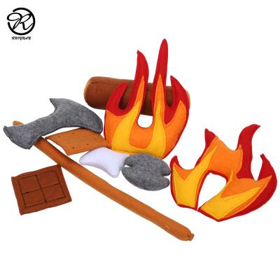 China Or photoshoot prop or party decoration. Pretend Held Camping Play Set Safe Campfire Toys Dramatic Play Toys For Kids for sale