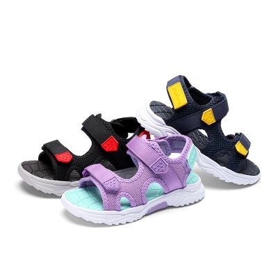 China New Design Two Strap Youth Boy Comfortable Walking Sandals Breathable Wholesale Kids Sandals For Children for sale