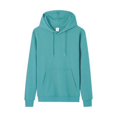 China Breathable pullover hooded sweatshirt thin double-sided cloth blank hoodie wholesale fixed printing logo for sale