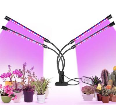 China FLOWER LED Plant Grow Light 4 Heads 40W Grow Light Led For Indoor Grow Light for sale