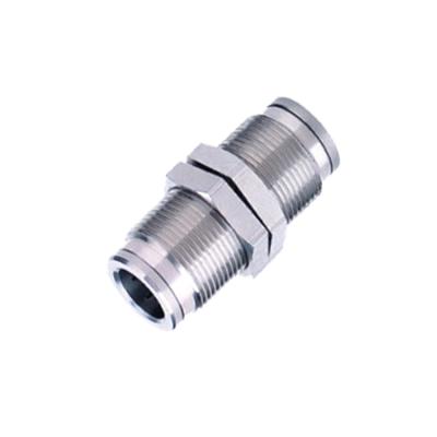 China Factory Supply External Thread Stainless Steel Joint Push To Connect Fittings M5 for sale