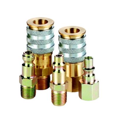 China Hotels Female End Brass And Stainless Steel Air Quick Connect Couplings Pneumatic Quick Hose Coupler Fittings for sale