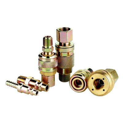 China Wholesale PC Factory Pneumatic Quick Coupler Connector Hotels Air Quick Coupler Pneumatic Coupling Fittings for sale