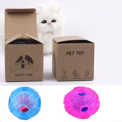 China Stored Interactive Leaky Food Football Toys No Toxic Natural Rubber Dog Chew Toys for sale