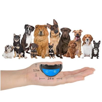 China With Power Saving Design Dog Bark Waterproof IP65 Rechargeable Anti Collar No Shock And Buzzer Bark Control Device for sale