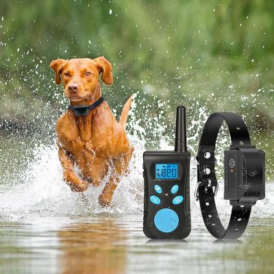 China Hot Selling Amazon Pet Automatic Bark Stopper Anti Bark Plug Rechargeable Pet Dog Training Remote Collar for sale