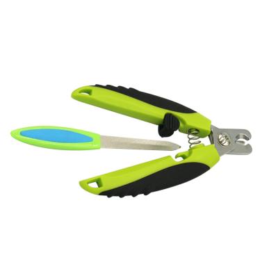 China Viable Cheap Crimping Scissors Dog and Cats Pets General Purpose Light Blue Pet Nail Scissors for sale