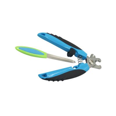 China Viable best-selling medium small light greed pet nail scissors general purpose light blue scissors for sale