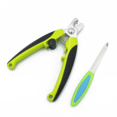 China Viable Dogs and Cats TPR Material Straight Head Nail Pliers Handle Comfortable Pet Nail Beauty More Convenient for sale