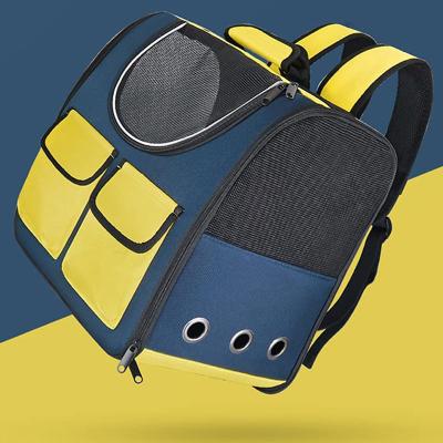 China Pet Travel Bag Pet Carrier Backpack Viable Portable Breathable Pet Carrier Shoulder Bag for sale