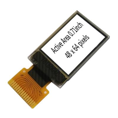 China Grass 0.71 Inch Spi Interface Oled Displays Small White Lightweight Flexible Micro Module for sale