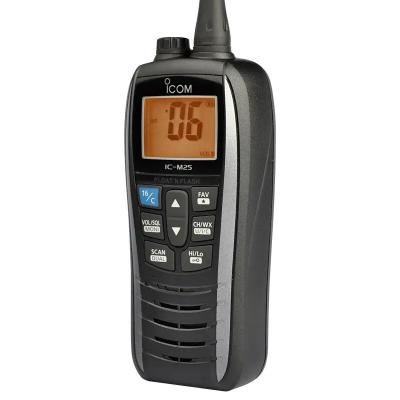 China Luxury marine electronics maritime navigation communication IMO 5W for icom IC-M25 two-way VHF radiotelephone portable handheld transc for sale