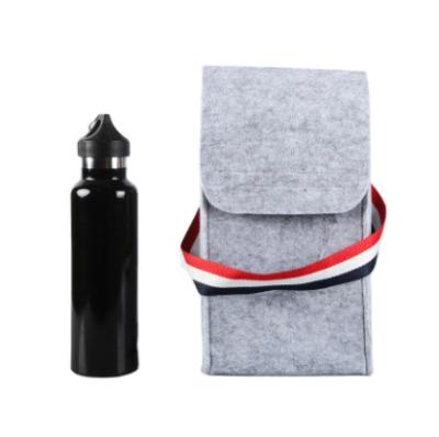 China Fashion Felt Cloth Insulation Bag , Students Take Out Lunch Bag And Portable Rice Bag for sale