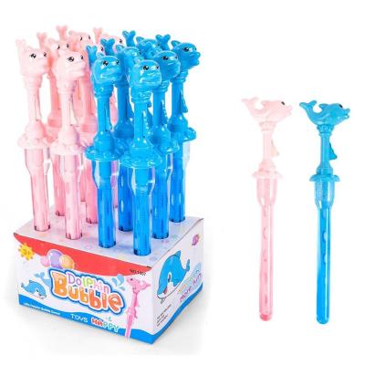 China Outdoor Promotional Custom Sword Magic Stick Bubble Wand Giant Amazon Dolphin Amazon Game Bubble Game Toy For Kids Play for sale