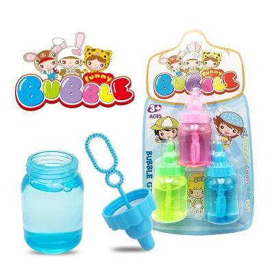 China Outdoor Bubble Toys Summer Play Kid Toys Bottle Shape Soap Bubble Wand For Kids Bubble Stick Toys for sale