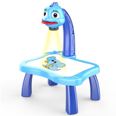 China Projector Drawing Best Toy Project Print Toy Kids Learning Toy Smart Projector Painting Table With Music For Children for sale