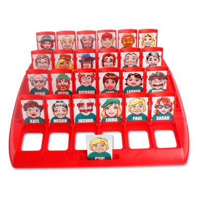 China Board Game Who's It Smart Guess Best Child Family Board Game Toy Who Classic Memory Board Games Part Play Educational Toys for sale