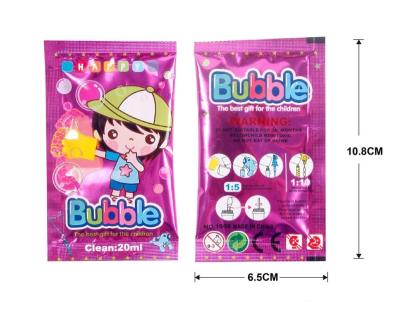 China 2021 New Product 20ml Bubble Water Concentrate Supplement Children Bubble Toys Replace 10.8*6.5cm for sale