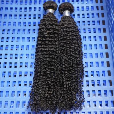 China Remy Virgin Human Hair Weave Kinky Curly Braiding, Cheap Brazilian Afro Peruvian Kinky Curly Hair Wholesale Cuticle Aligned Hair No Tangle With Closure for sale