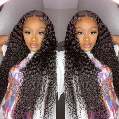 China Hd Transparent Hair Lace Frontal Wig Cuticle Aligned Tangle Free WXJ, 13X6 Lace Front Human Hair Wigs With Baby Hair, Transparent Lace Front Wigs For Black Women for sale