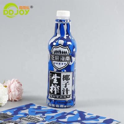 China Waterproof Custom Bottle PET Shrink Sleeve Waterproof Label For Plastic Products for sale