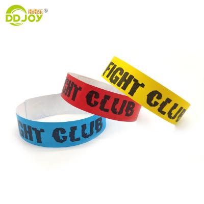 China Factory Wholesale Waterproof Customized Tyvek Paper Wristband for sale