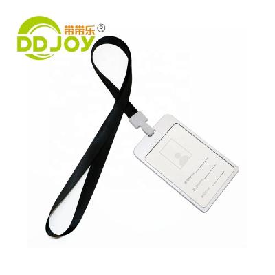 China Custom Made High Quality Cheap High Quality Work ID Card Holder Intake Neck Chain Lanyard for sale