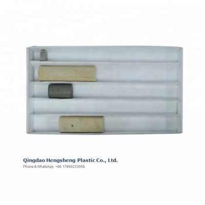 China Mining Supply Bq HQ PQ nq pp Eco-friendly Corrugated Plastic Heavy Duty Receiver Tray With Lid Drilling Core Box for sale