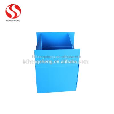 China Best price recyclable strong waterproof danpla foldable corrugated storage box pp plastic for sale